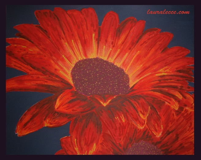 Eruption of Gerberas - Art by Laura Lecce
